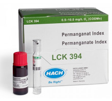 LCK 394 кюветный тест для определения перманганатной окисляемости 0,5 – 10 мг / л O₂ (CODMn), 25 тестов