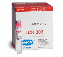 LCK 303 кюветный тест для определения аммония 2,0-47,0 мг/л NH₄-N, 25 тестов