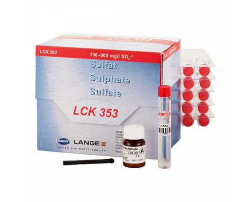LCK 353 кюветный тест для определения сульфатов 150-900 мг/л SO₄, 25 тестов