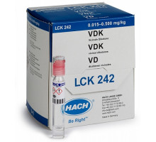 LCK 242 кюветный тест для определения вицинальных дикетонов (диацетил) 0,015-0,5 мг/кг диацетил, 25 тестов