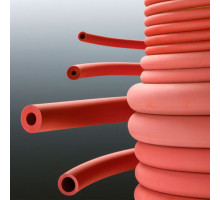 Шланг резиновый Deutsch & Neumann внутренний диаметр 14 мм, толщина стенок 3.0 мм, красный (Артикул 3011420)