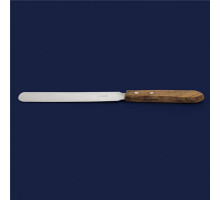 Шпатель ISOLAB с деревянной ручкой, длина лопатки 150 мм, нержавеющая сталь (Артикул 047.10.150)