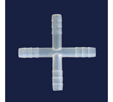 Соединитель для шлангов ISOLAB, X-образный, Ø 10 мм, PP (Артикул 052.25.010)