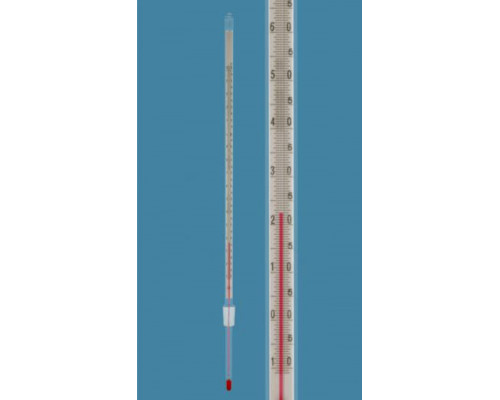 Термометр Amarell на шлифе NS 14,5/23, -10...+150/0,5°C, глубина погружения 77 мм (Артикул D262352-FL)
