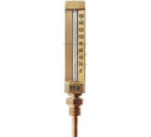 Термометр виброустойчивый прямой ТТВ П, ВЧ 200 мм, НЧ 100 мм, диап. 0…50 С