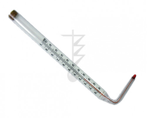 Термометр технический угловой ТТЖ У №2, ВЧ 240 мм, НЧ 291 мм, ЦД 1